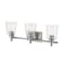 Z-Lite Bohin 3 Light Vanity, Brushed Nickel And Clear Seedy 464-3V-BN - alternate 3